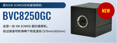 面扫2波段 棱镜分光相机BVC8250GC