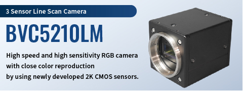 Line Scan – 3 Sensor Prism Spectroscopic Camera BVC5210LM
