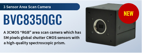 Area Scan – 3 Sensor Prism Spectroscopic CameraBVC8350GC